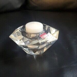 Cristal D'Arques  diamond point votive candle holder